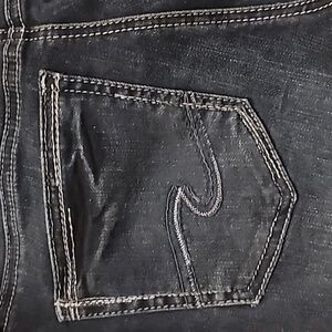 NWT Silver Jeans Dark Gray Denim